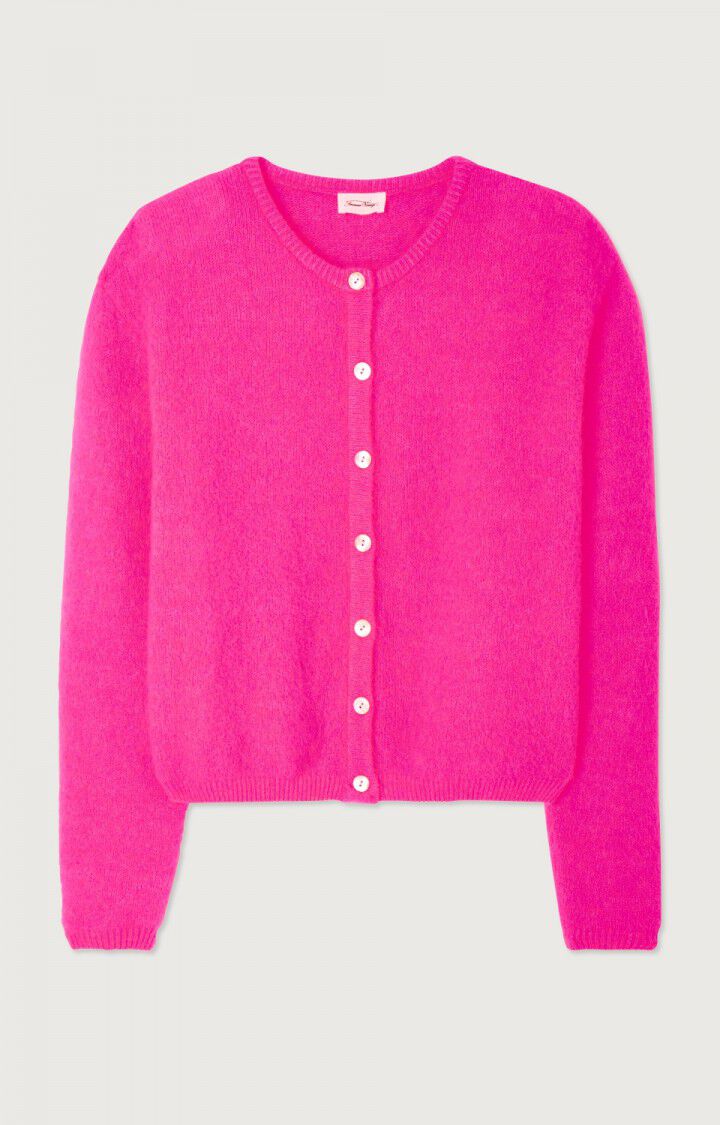 WOMEN'S CARDIGAN VITOW IN NEON PINK MELANGE