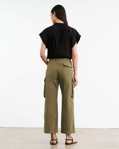 LEOFRED CARGO PANT IN MILITARY GREEN