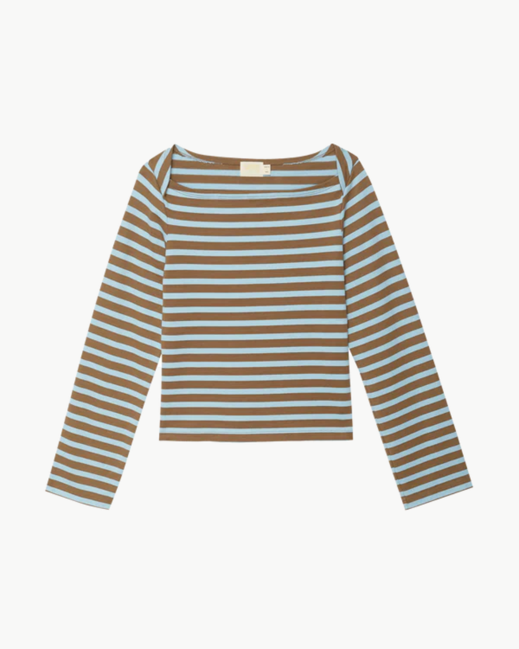 BRYCE STRIPE BOAT NECK IN CAPERS PRATO STRIPE