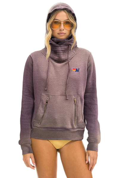 NINJA PULLOVER HOODIE IN FADED MOCHA