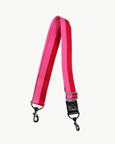 CANVAS STRAP IN PINK/RED