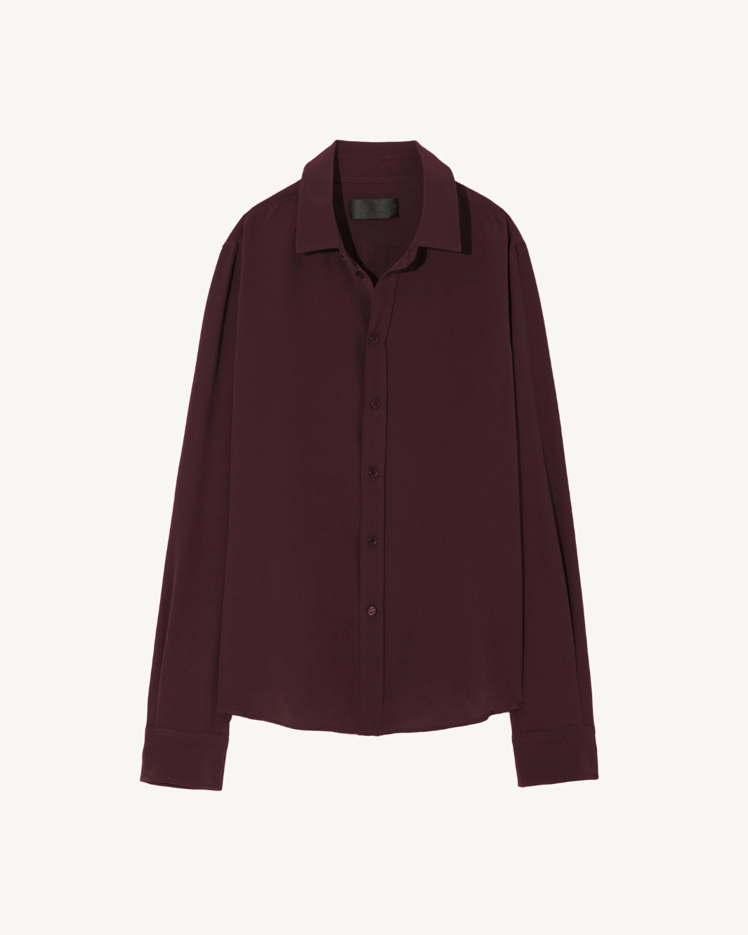 GAIA SLIM SHIRT IN OXBLOOD