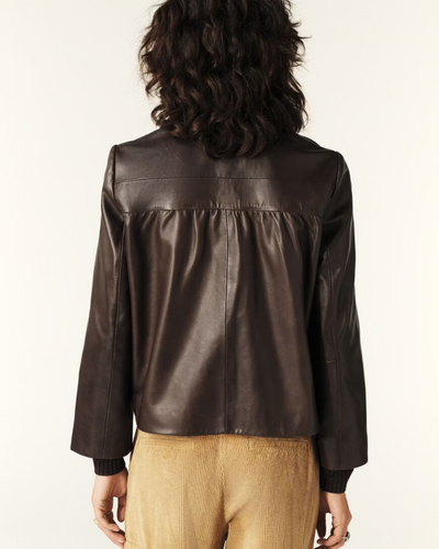 MILOS JACKET IN MARRON