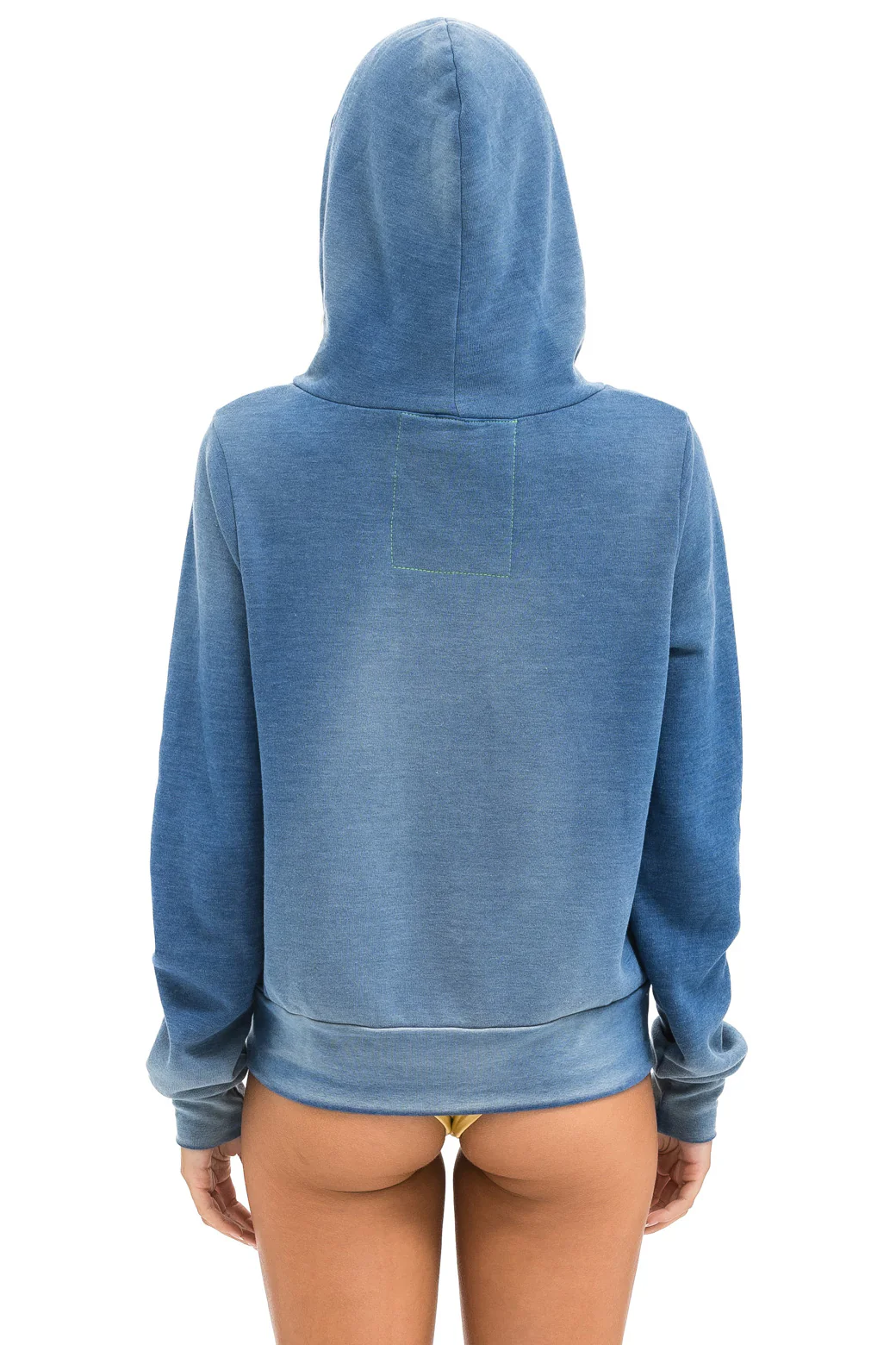 NINJA PULLOVER HOODIE IN FADED WATER