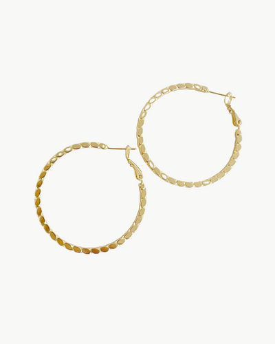 GOLDIE HOOPS IN GOLD