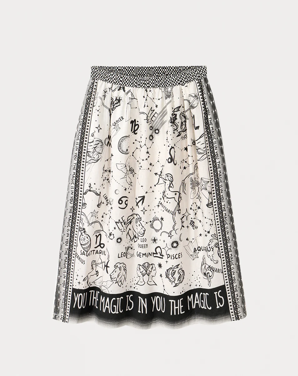 VANESSA MIDI SKIRT IN ZODIAC