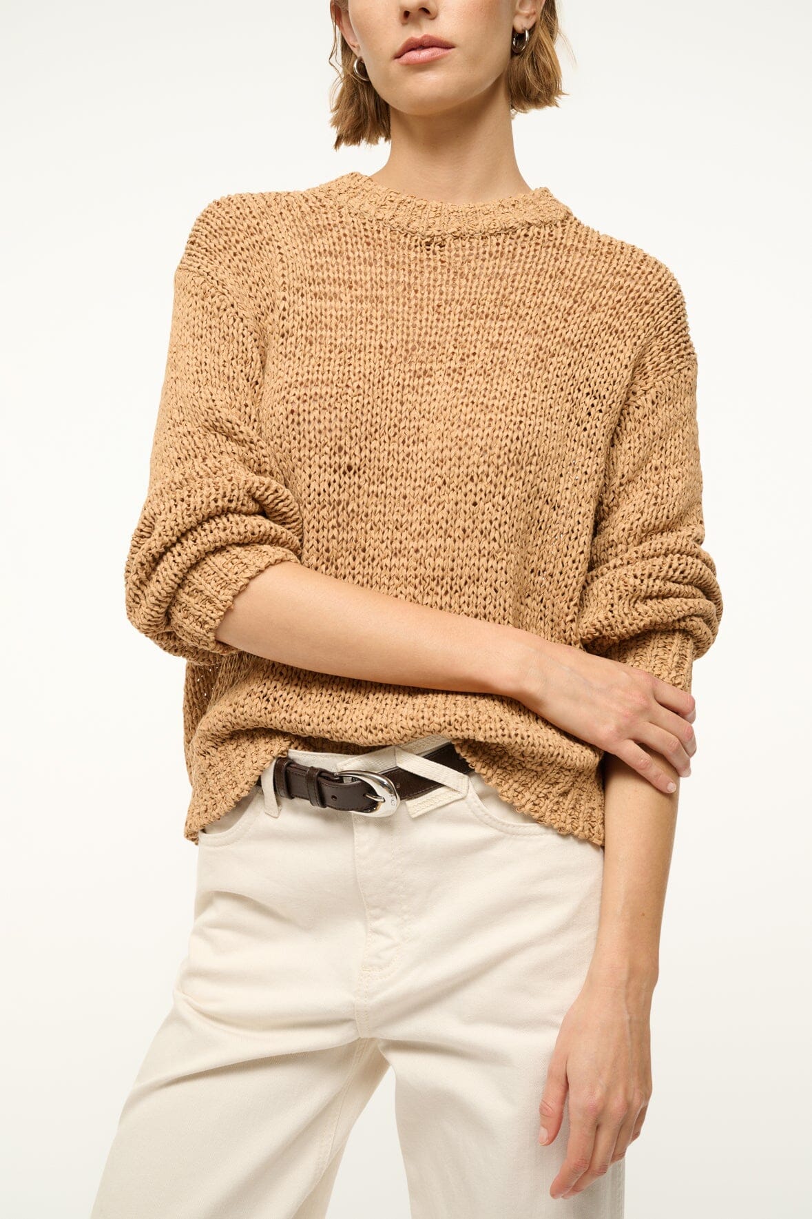 CALA SWEATER IN CAMEL