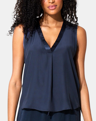 GO SEASHELL TOP IN MIDNIGHT - Romi Boutique