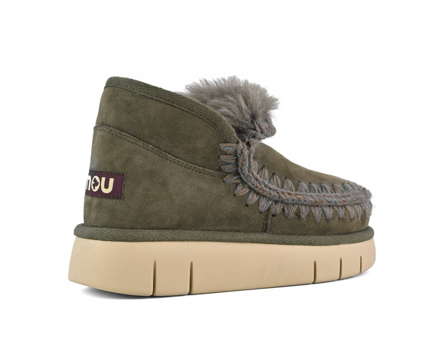 ESKIMO BOUNCE SNEAKER IN BLACK OLIVE