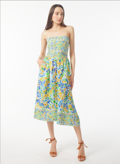 LUANNA DRESS IN RAVENNA PRINT