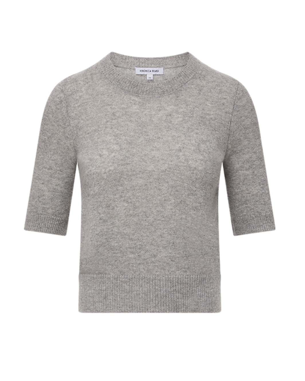 SHANA CASHMERE SWEATER IN HEATHER GREY