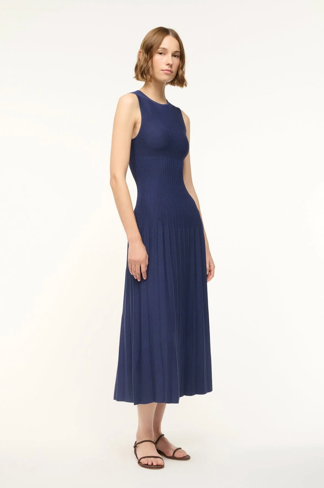 ELYSE DRESS IN NAVY