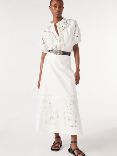 LERMAID SKIRT IN BLANC