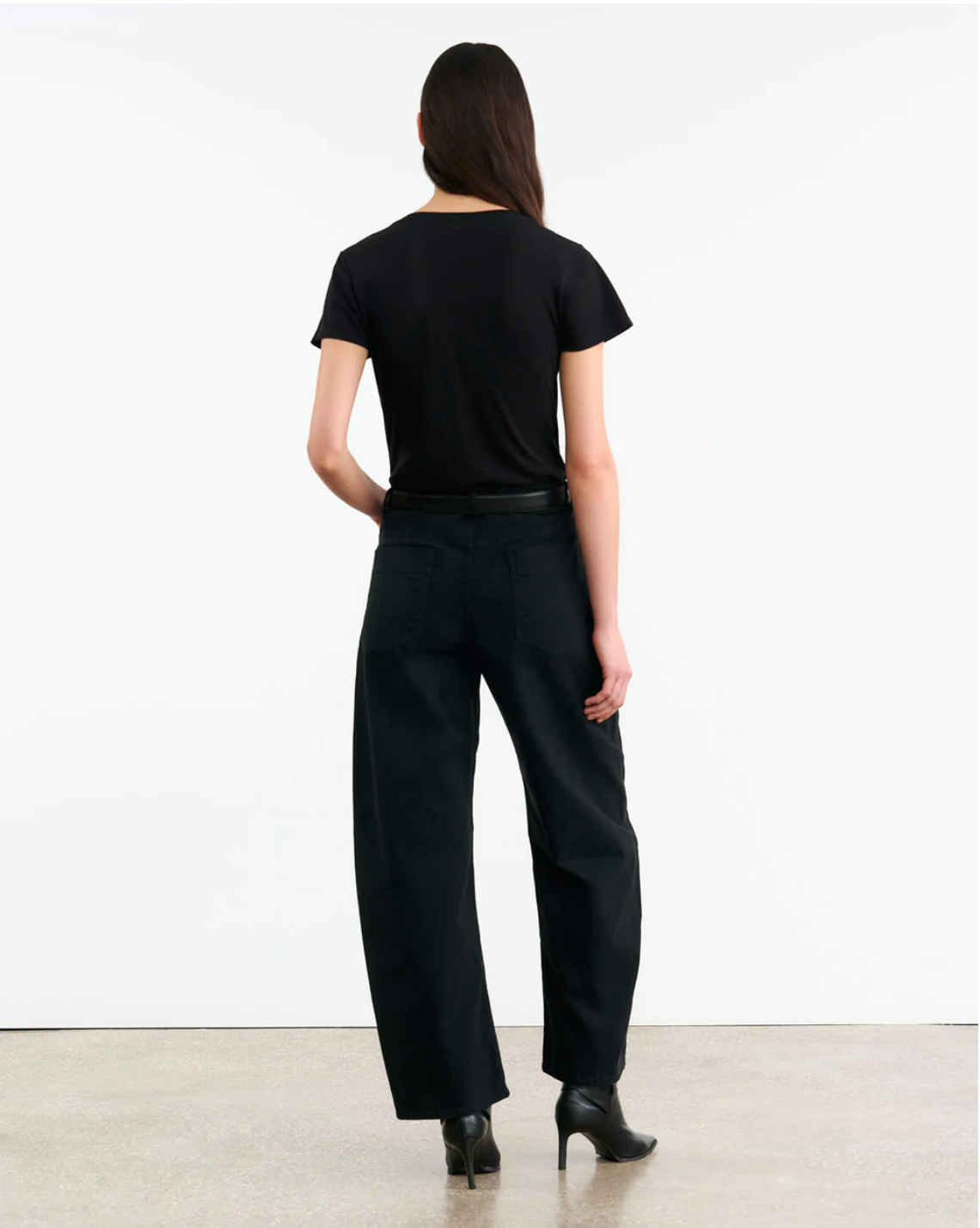 TRIBECA PANT IN JET BLACK