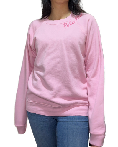 PALO ALTO CREW SWEATSHIRT IN BABY PINK