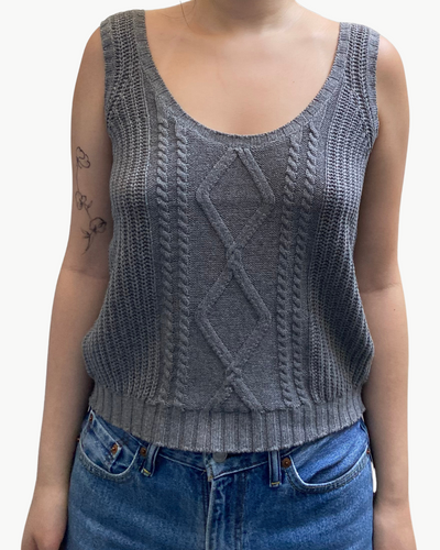 JOSEFINA TANK IN HEATHER GREY