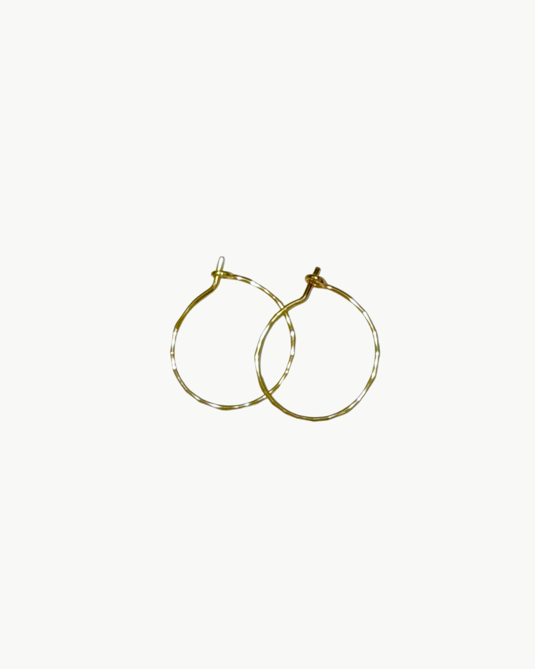 SMALL GOLD HOOP EARRING