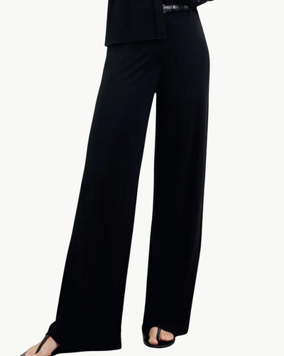 KIERA JERSEY PANT IN BLACK