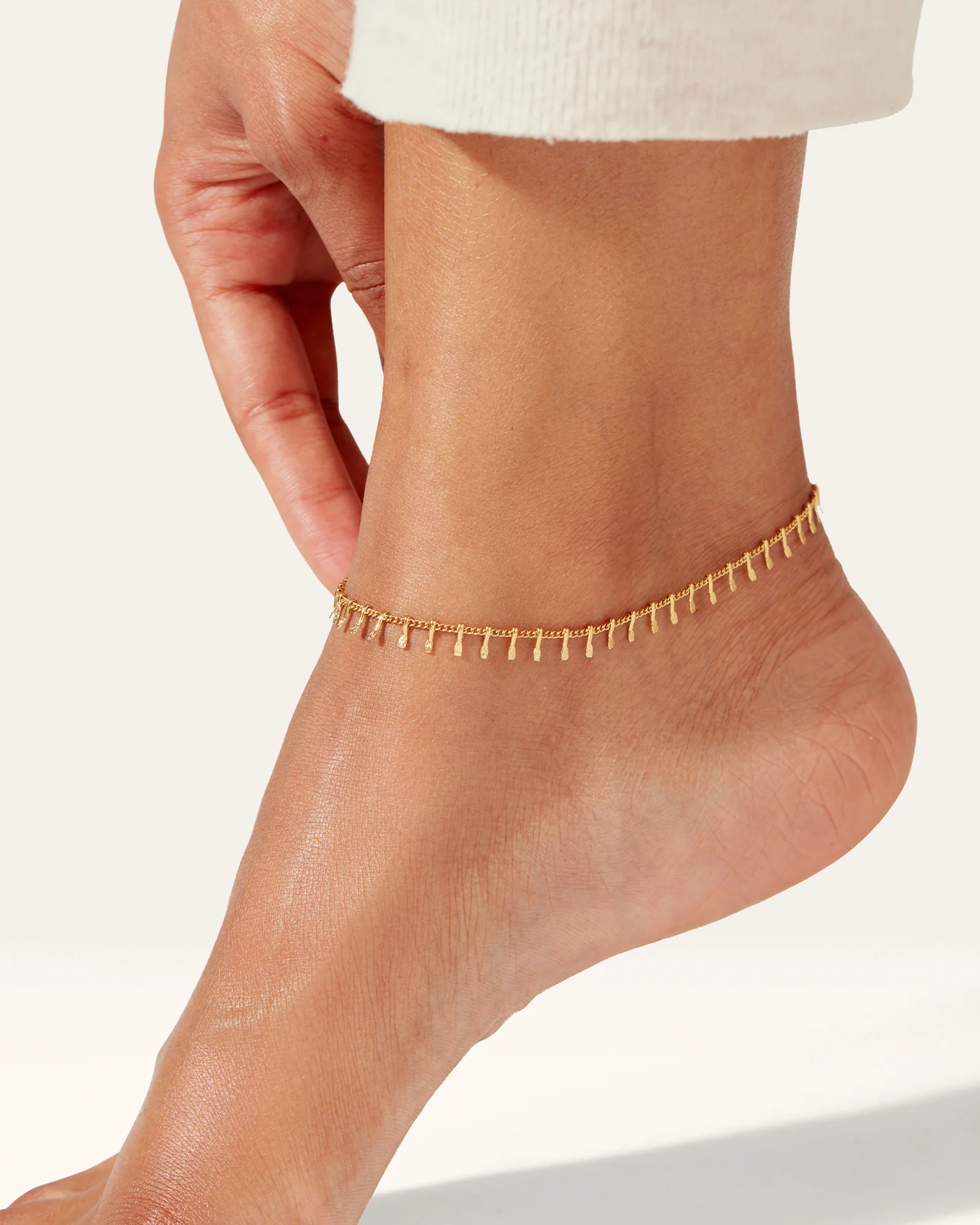 LUMI ANKLET IN HIGH POLISH GOLD