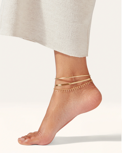 LUMI ANKLET IN HIGH POLISH GOLD