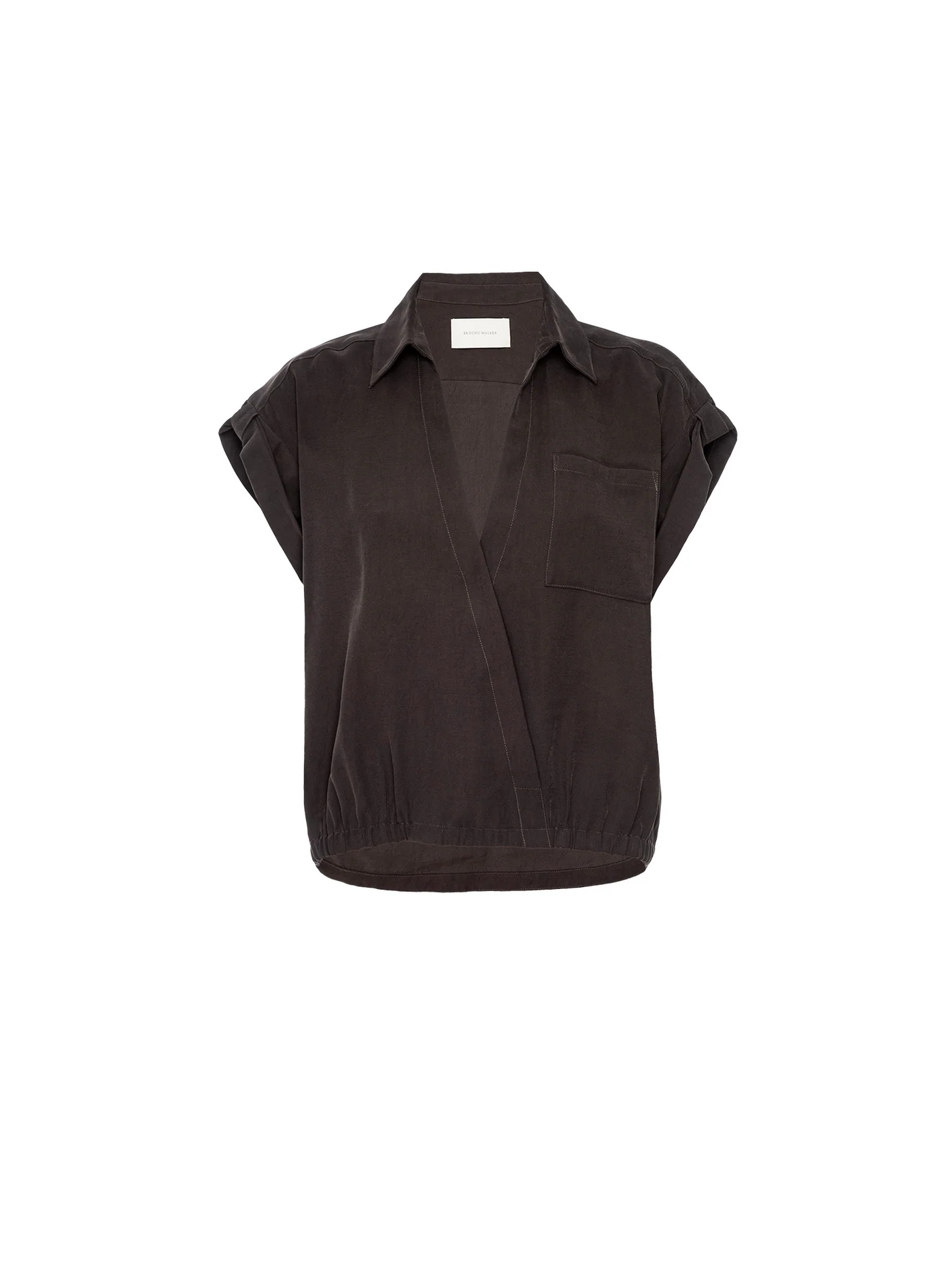 NADEL TOP IN LICORICE