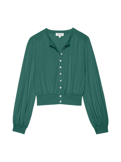 OLIVE BLOUSE IN SPRUCE