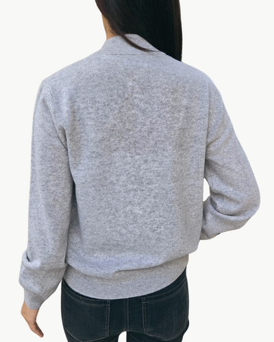 BRIAR MOCK NECK SWEATER IN HEATHER