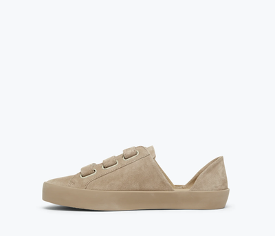 LIBBY D'ORSAY SNEAKER IN STUCCO SUEDE