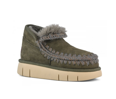 ESKIMO BOUNCE SNEAKER IN BLACK OLIVE