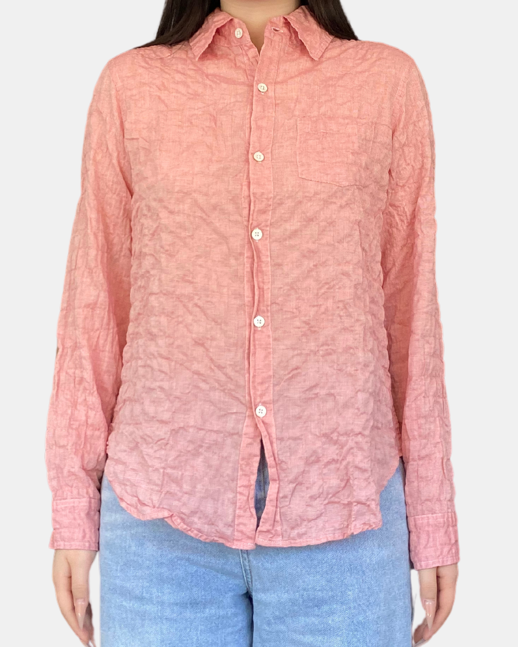 NAOMI SHIRT IN CRINKLE NANTUCKET RED