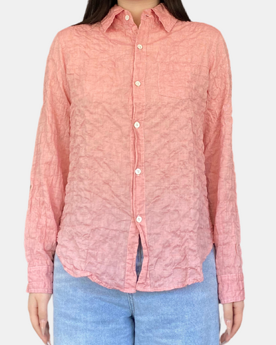 NAOMI SHIRT IN CRINKLE NANTUCKET RED