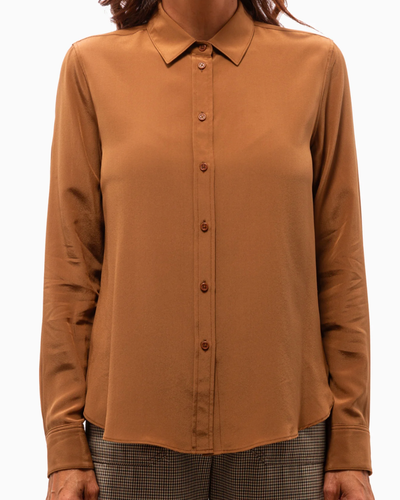 GAIA SLIM SHIRT IN COPPER