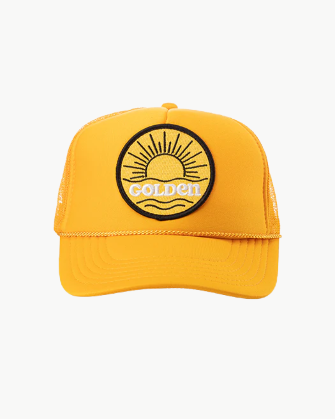 GOLDEN PATCH TRUCKER HAT IN GOLD