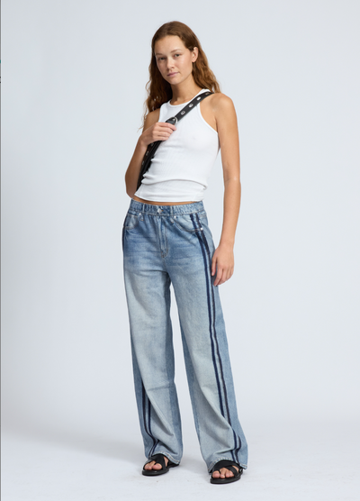 MIRAMAR WIDE LEG TRACK PANT IN CONEY