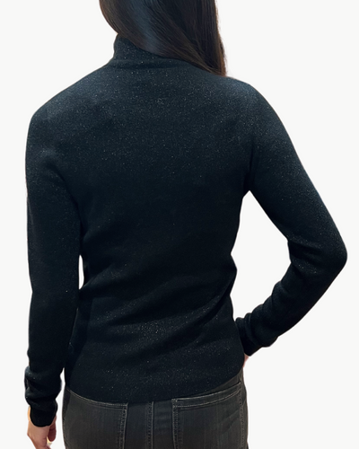 MYURE WOMAN KNIT PULLOVER IN BLACK