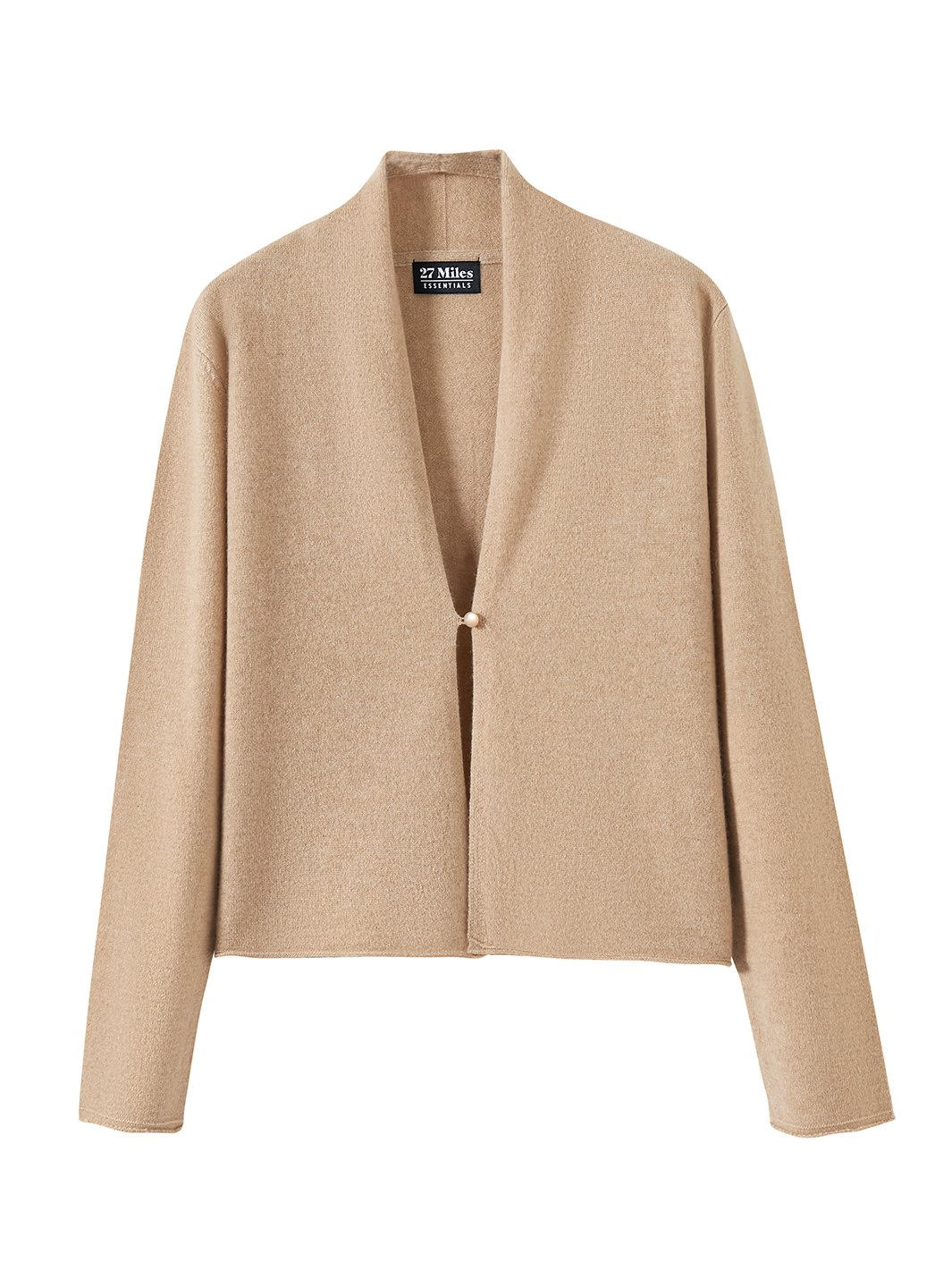 JANIE CASHMERE CARDIGAN IN CAMEL