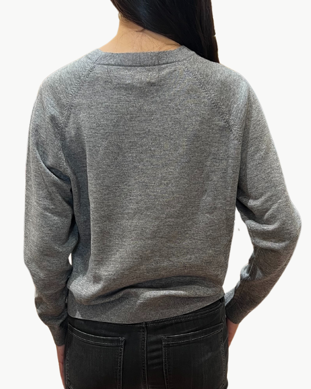 MARUM WOMAN KNIT PULLOVER IN MIDDLE GREY