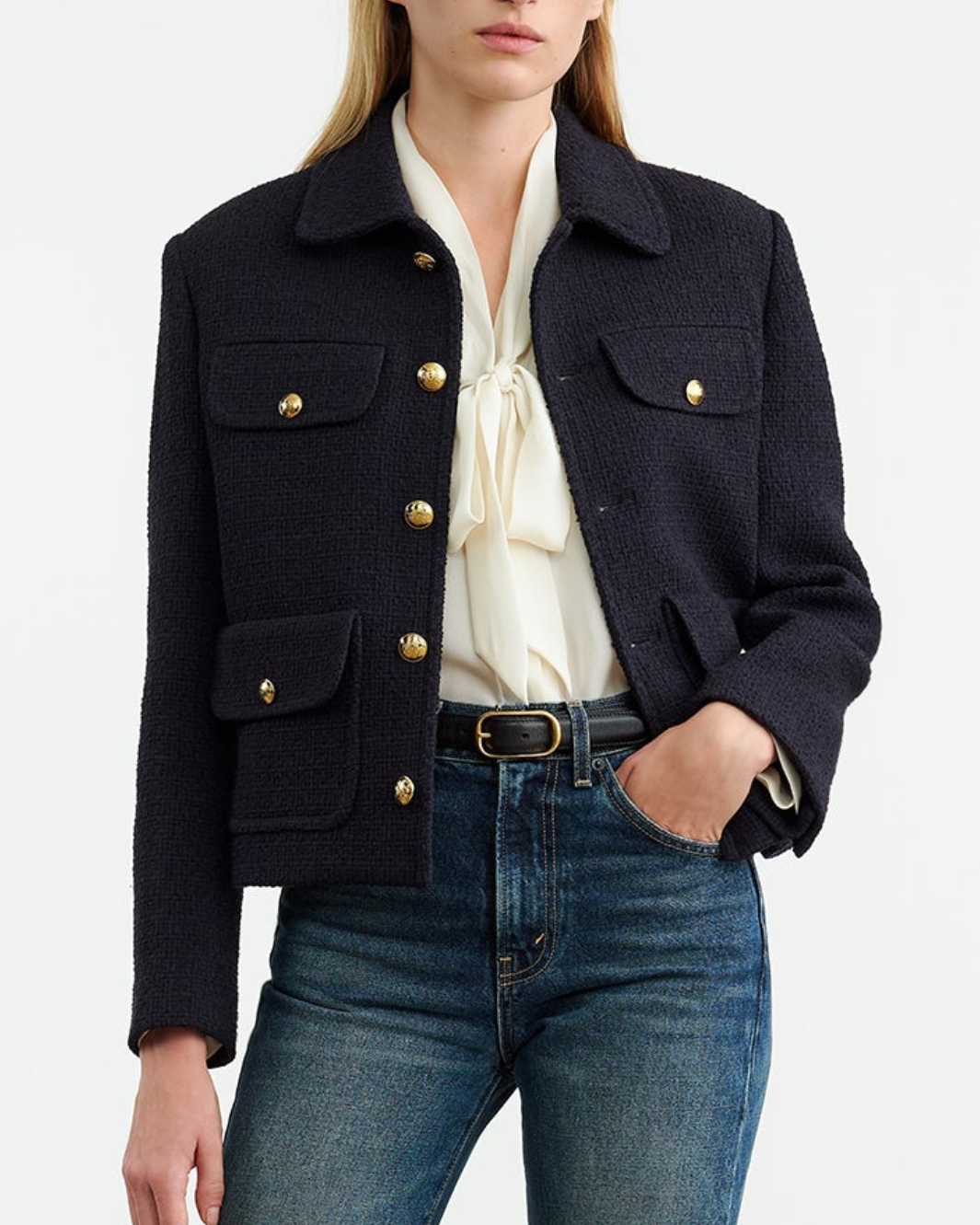 PAOLA JACKET IN DARK NAVY