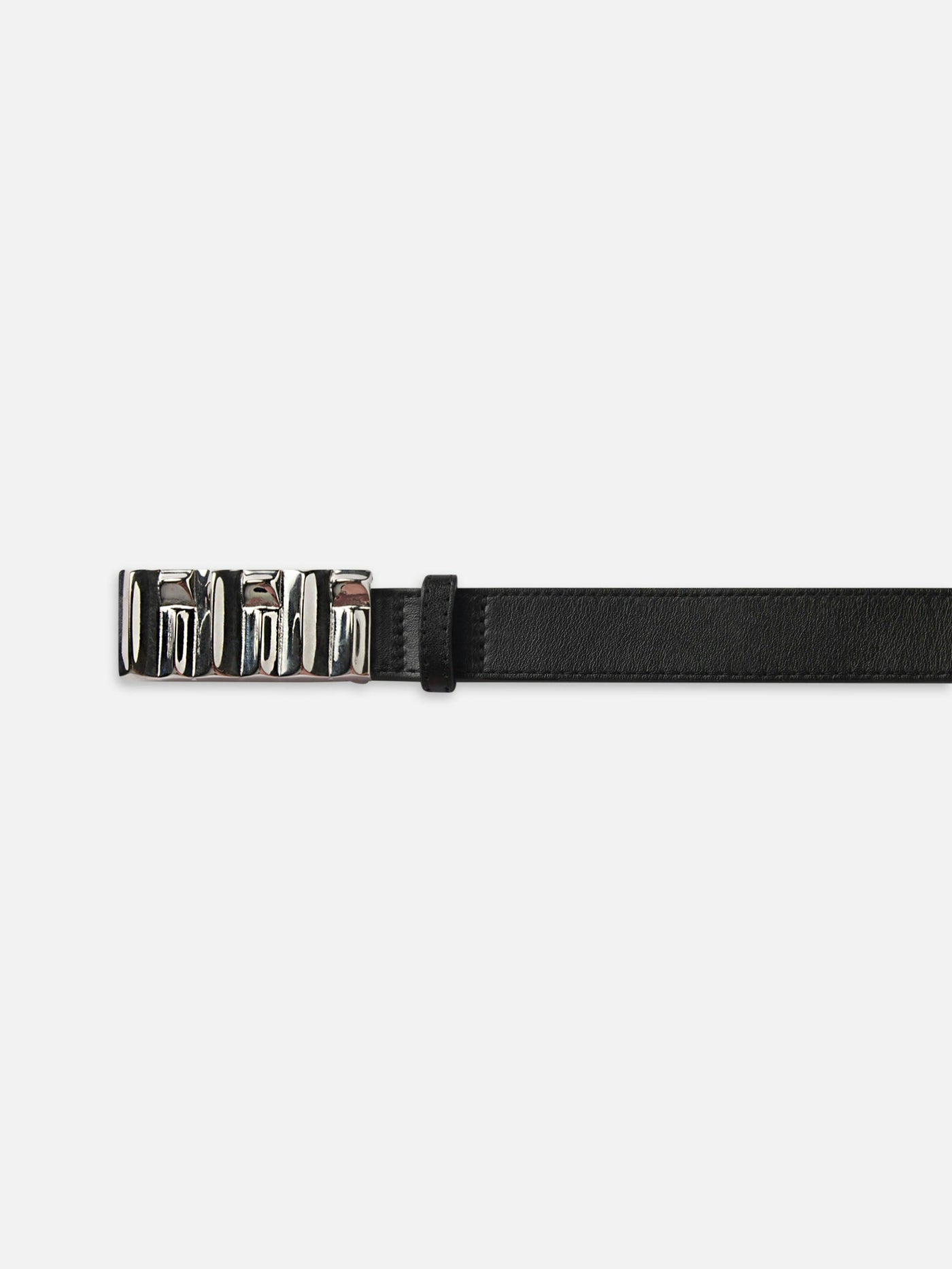 SCULPTURAL BELT IN BLACK