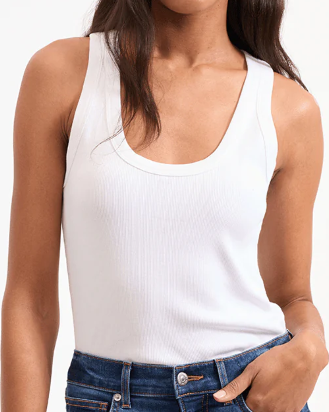 BIRKE TANK IN WHITE