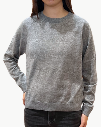 MARUM WOMAN KNIT PULLOVER IN MIDDLE GREY