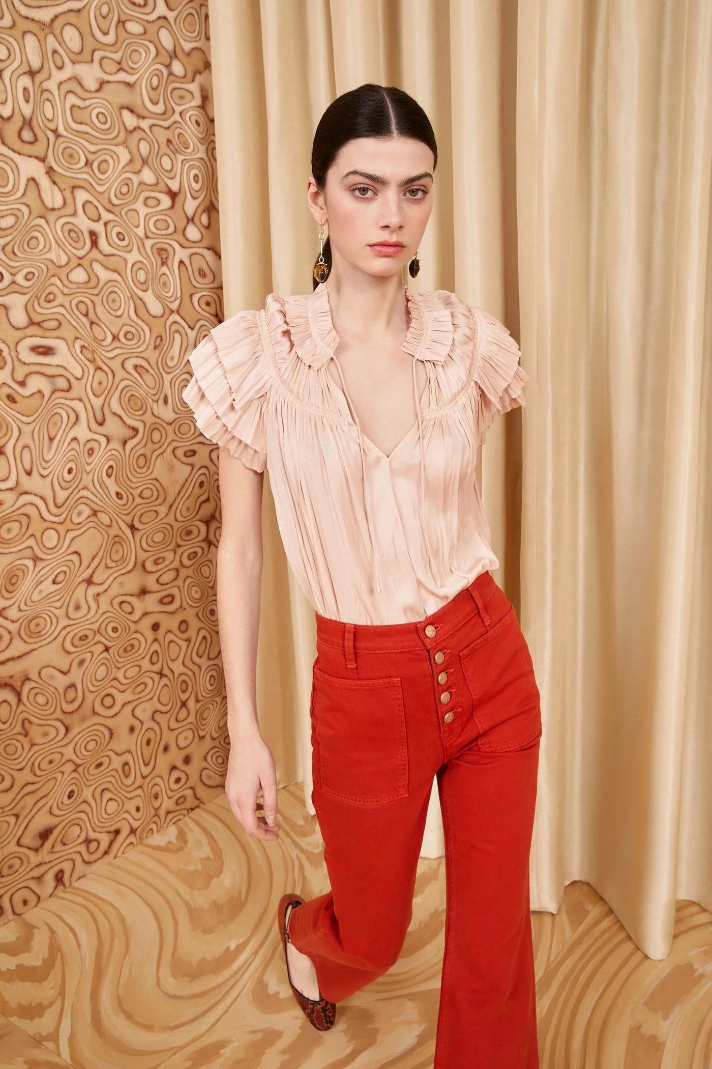 LIV TOP IN PEONY - Romi Boutique