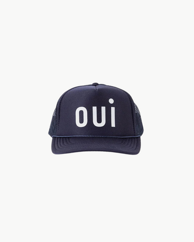 OUI TRUCKER HAT IN NAVY