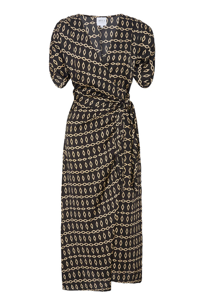 FRANCESCA DRESS IN GO WEST GEO MIX