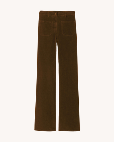 FLORENCE PANT IN CIGAR BROWN