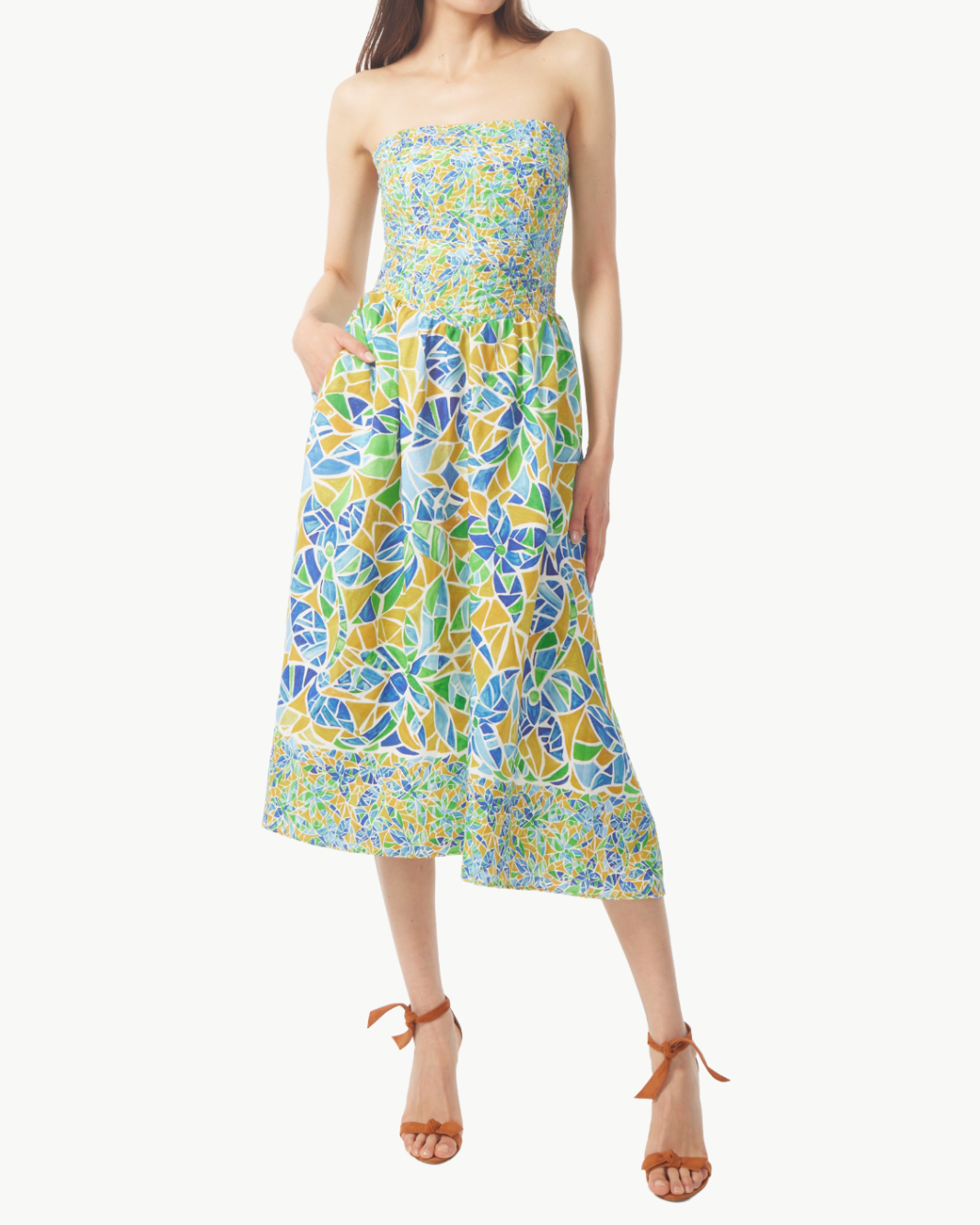 LUANNA DRESS IN RAVENNA PRINT