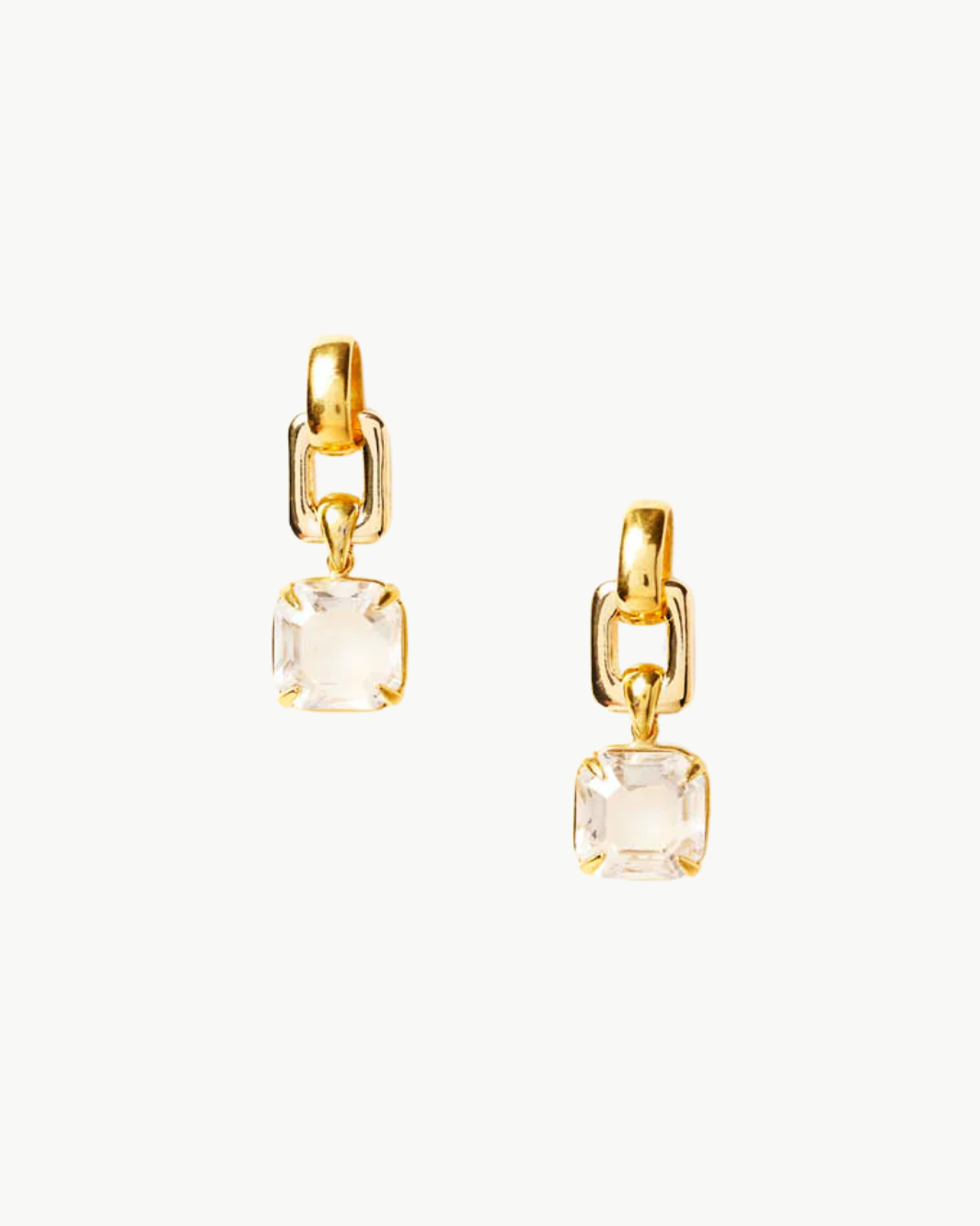 ELLIS EARRINGS IN GOLD/CRYSTAL