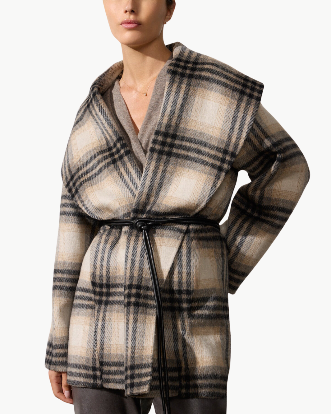 FINLEY PLAID COAT IN HERITAGE PLAID