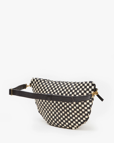 GRANDE FANNY WOVEN CHECKER IN BLACK AND CREAM