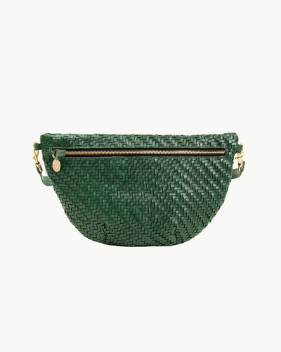 GRANDE FANNY IN EVERGREEN WOVEN ZIG ZAG